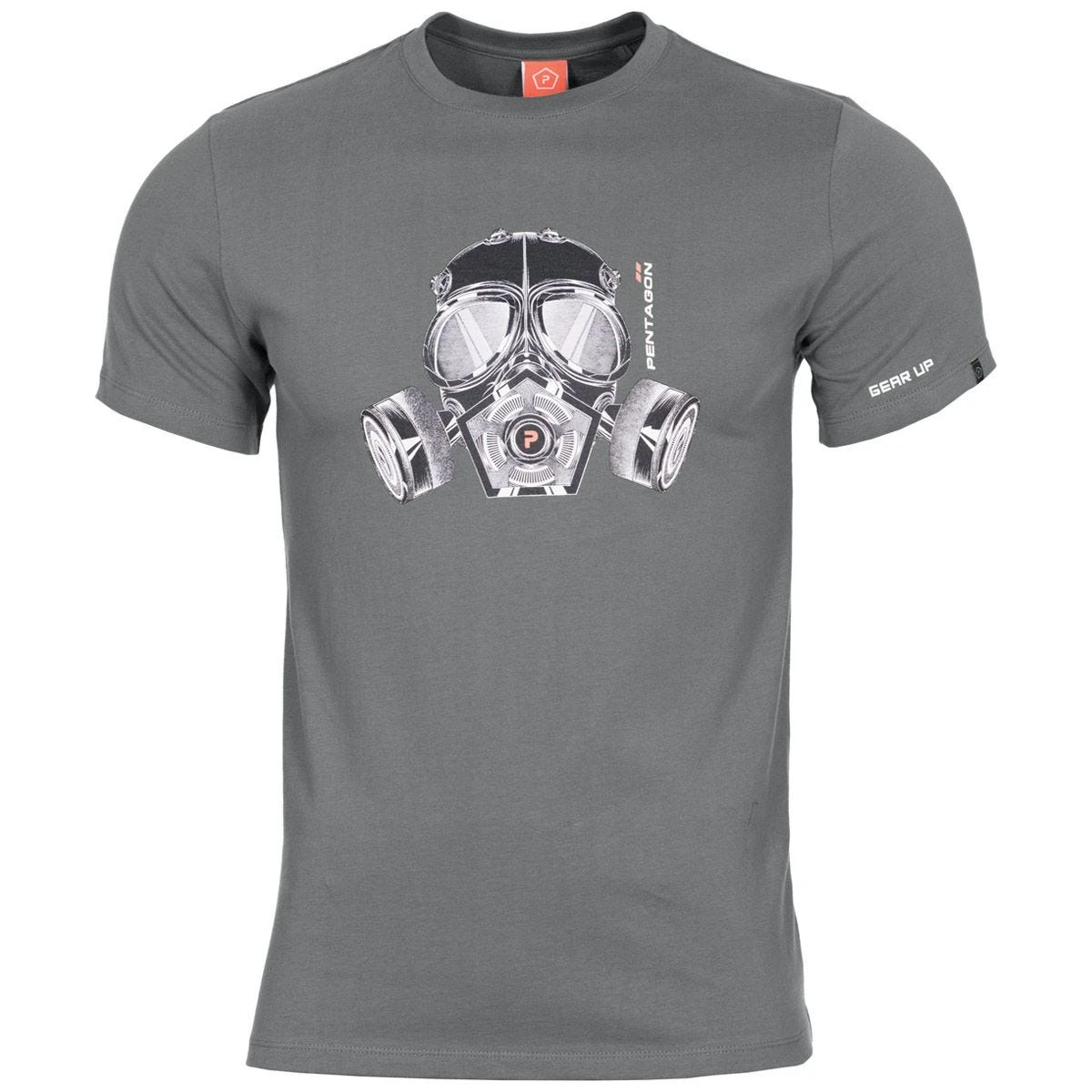 Pentagon Ageron Gas Mask T-Shirt Wolf Grey 3 Pentagon Ageron Gas Mask T-Shirt Wolf Grey