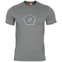 Pentagon Ageron Pentagon Shape T-Shirt Wolf Grey