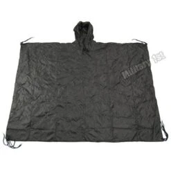 Waterproof Poncho Ripstop Black -Military1st Shop poncho black 3 1