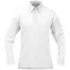 Propper I.C.E. Men's Performance Long Sleeve Polo White -Military1st Shop propper mens ice long polo white 1