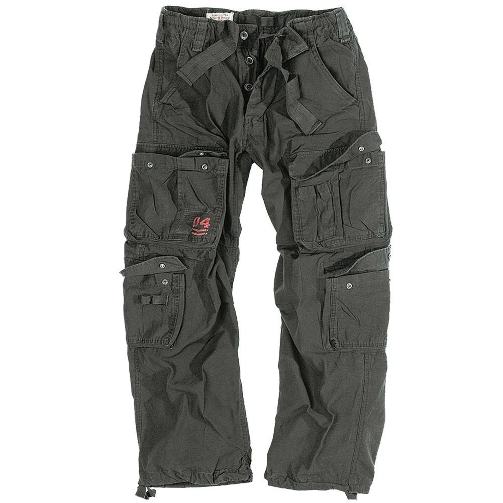 Surplus Airborne Vintage Trousers Black 3 Surplus Airborne Vintage Trousers Black