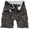 Surplus Division Shorts Black Camo