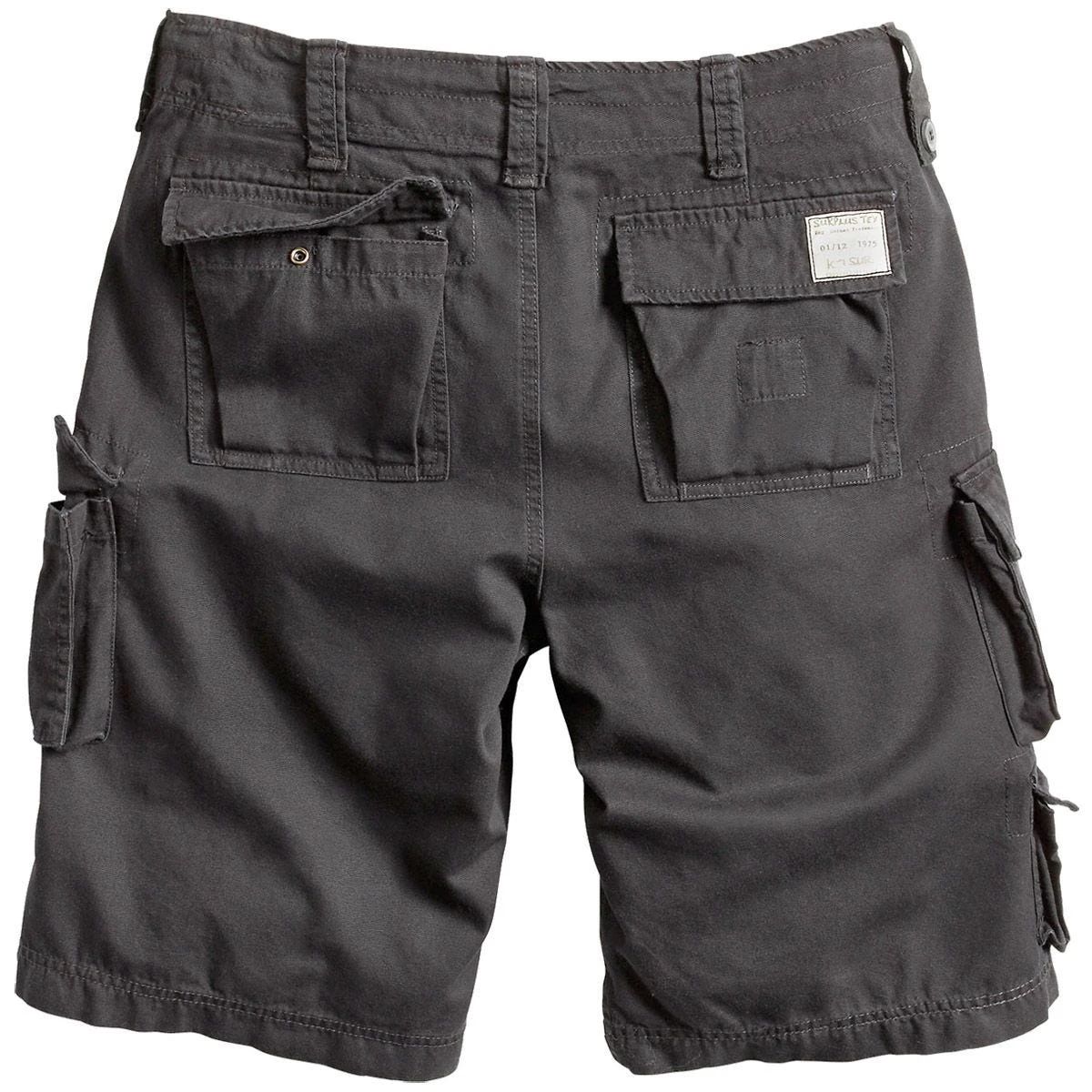 Surplus Trooper Shorts Black Washed 4 Surplus Trooper Shorts Black Washed - Image 2