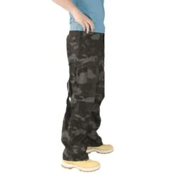 Surplus Vintage Fatigues Trousers Black Camo -Military1st Shop surplus vintage fatigues trousers black camo 44 1
