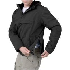 Surplus Windbreaker Jacket Black -Military1st Shop surplus windbreaker black 44