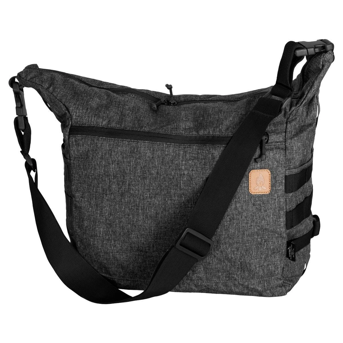 Helikon Bushcraft Satchel Melange Black-Grey 3 Helikon Bushcraft Satchel Melange Black-Grey