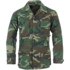 Teesar BDU Shirt Ripstop Woodland