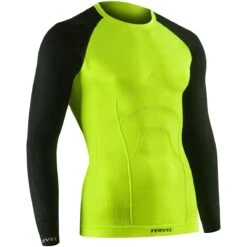 Tervel Comfortline Shirt Long Sleeve Yellow Fluo / Black
