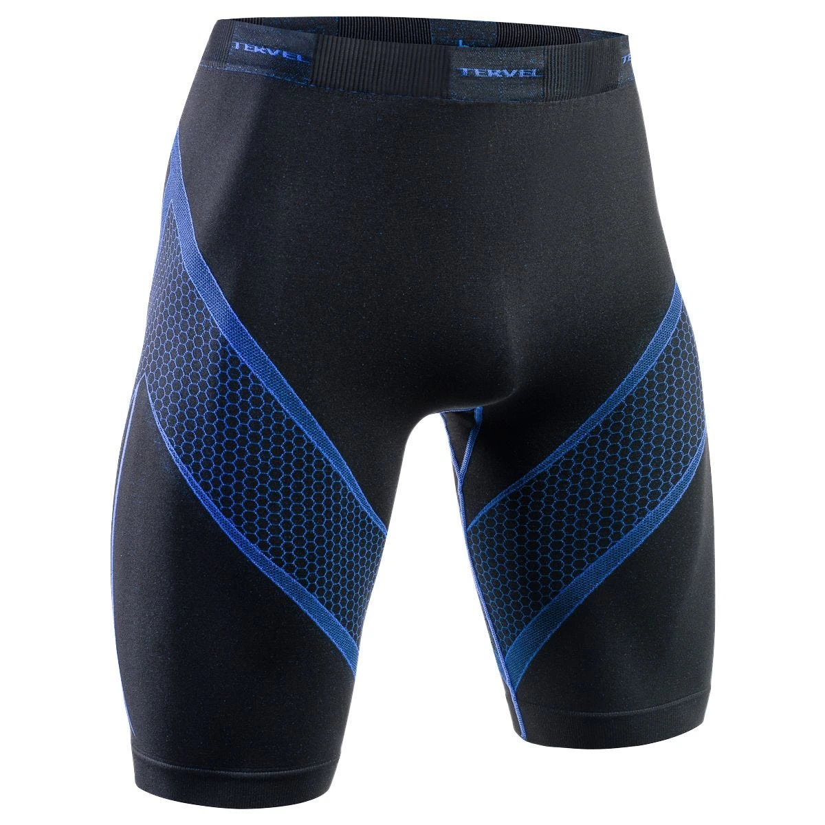 Tervel Optiline Running Shorts Black/Blue 3 Tervel Optiline Running Shorts Black/Blue