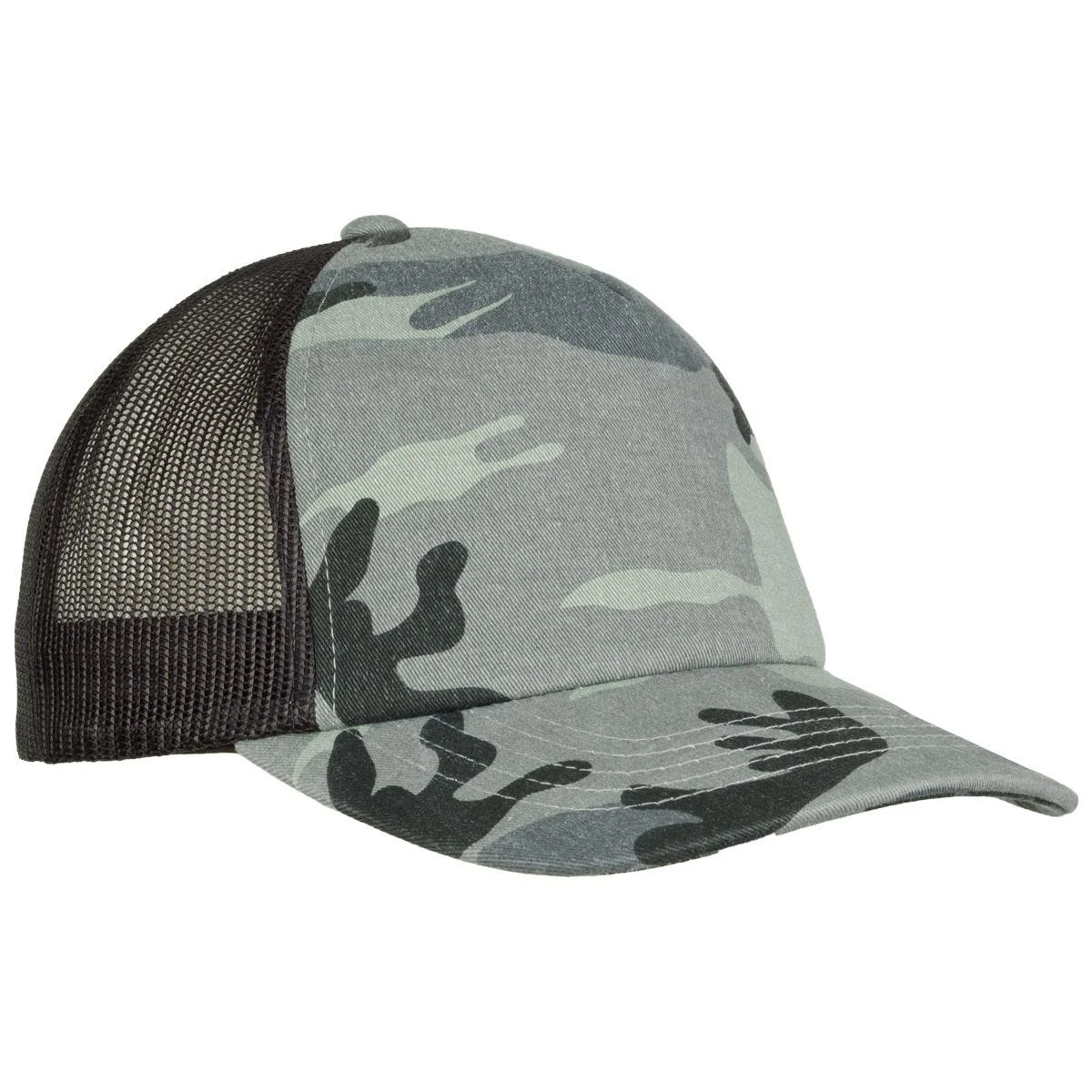 YP Camo Trucker Cap Dark Camo/Black 3 YP Camo Trucker Cap Dark Camo/Black