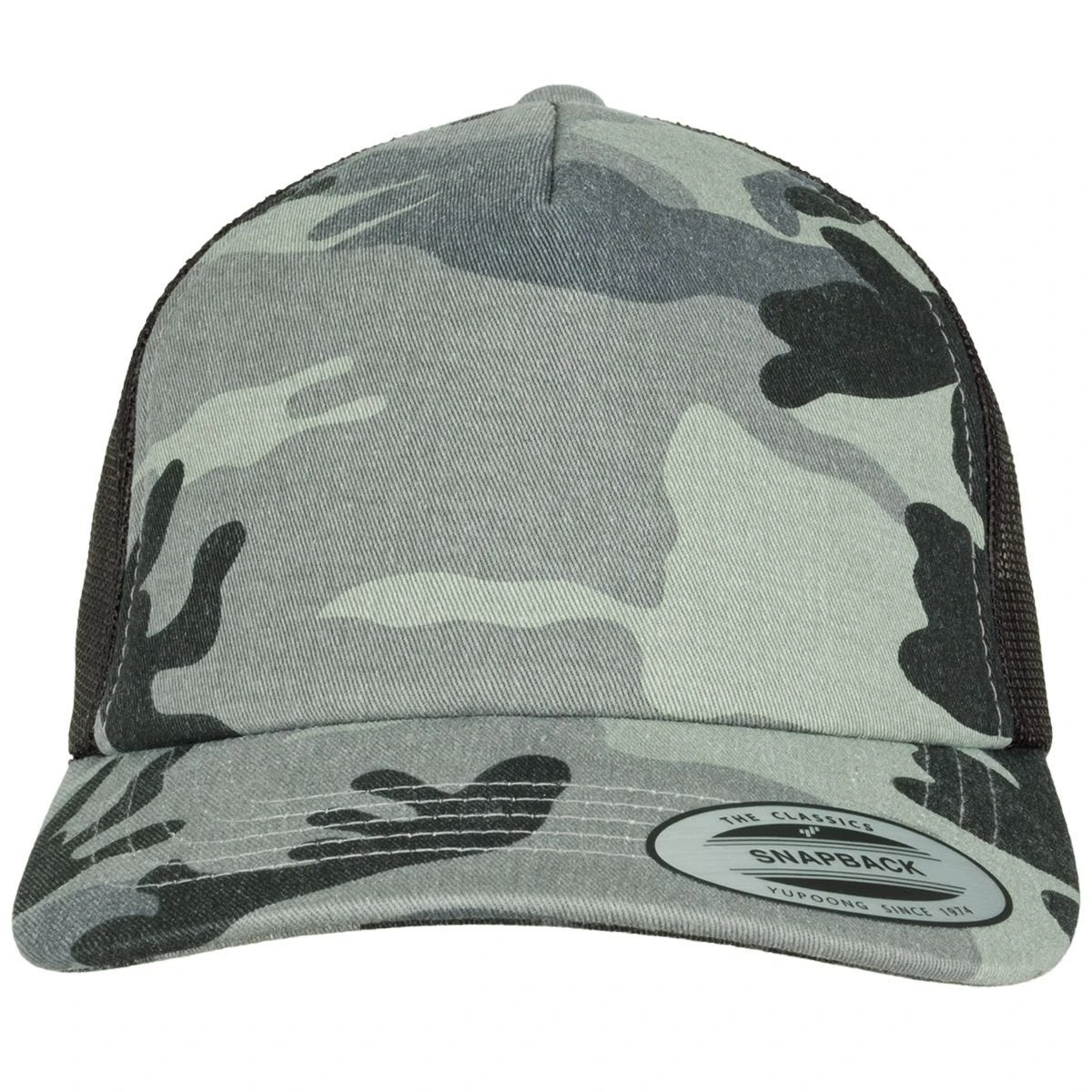 YP Camo Trucker Cap Dark Camo/Black 4 YP Camo Trucker Cap Dark Camo/Black - Image 2