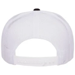 YP Classics Trucker 2-Tone Cap Black/White -Military1st Shop yp classic trucker 2 tone cap black white 005 1