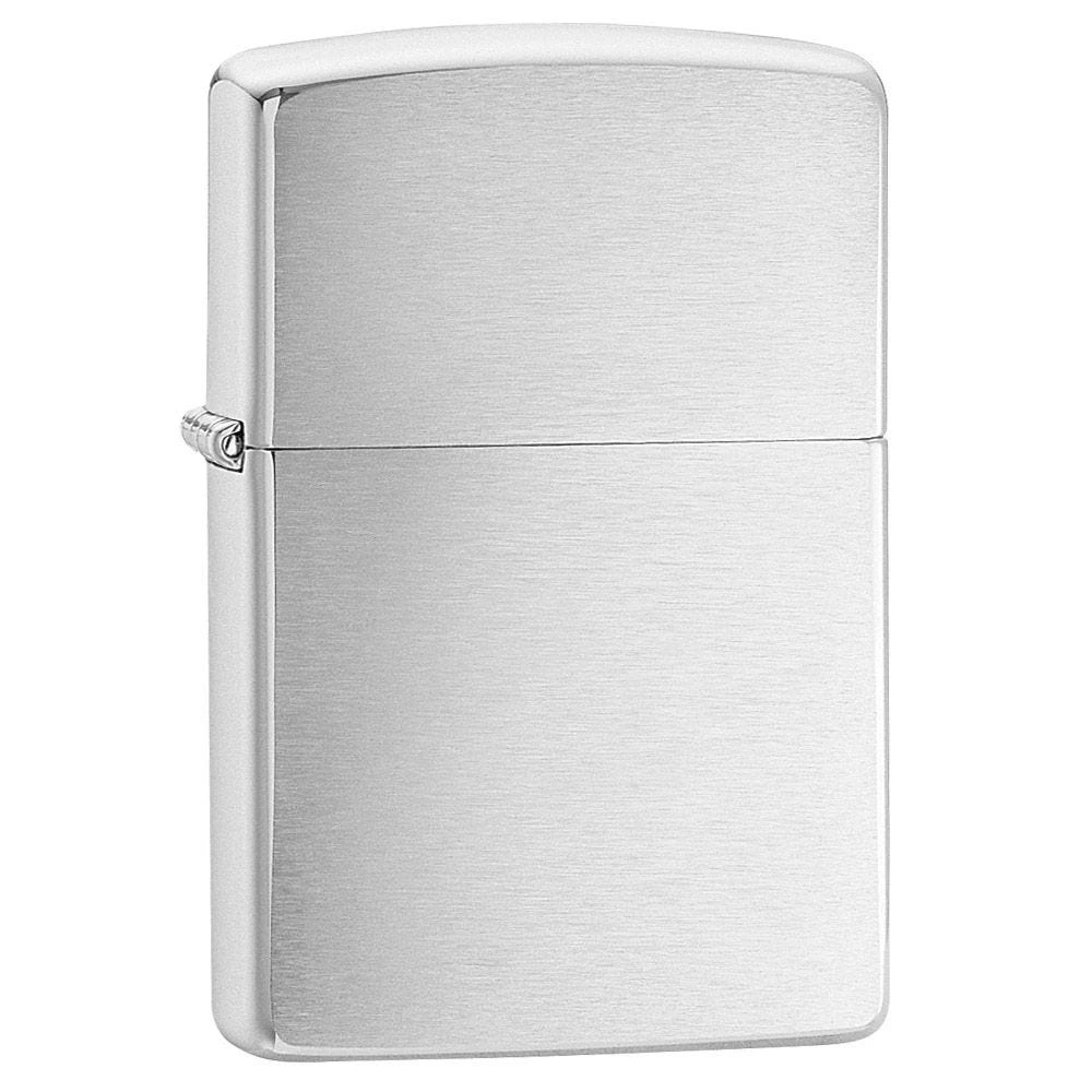 Zippo Brushed Chrome Regular Lighter 3 Zippo Brushed Chrome Regular Lighter